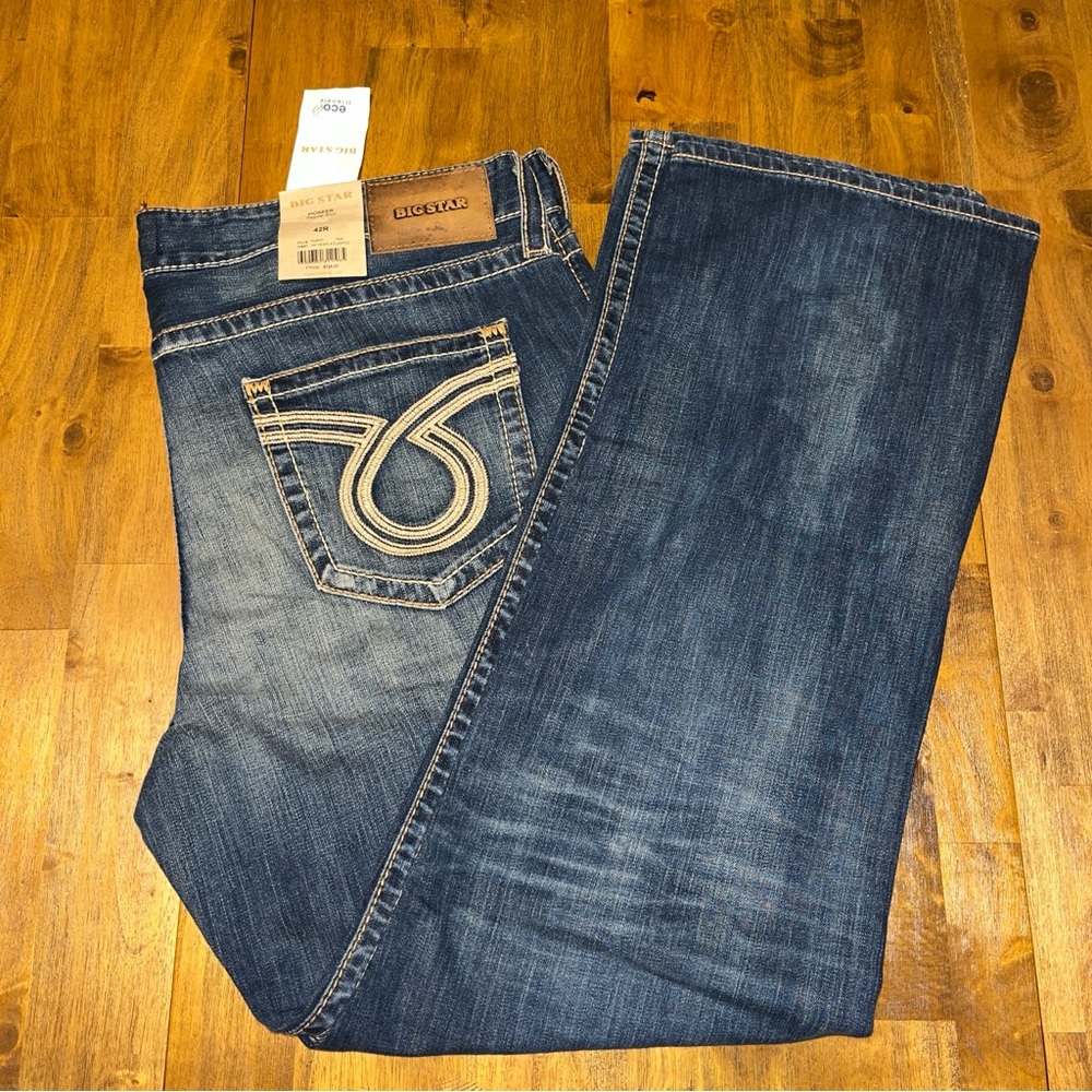 Big Star Pioneer Regular Boot cut jeans mens FMPIF NWT 42 Reg 42x32
